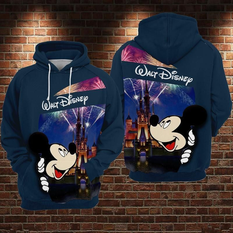 Mickey Mouse Disney Over Print 3d Hoodie Zip Hoodie 266