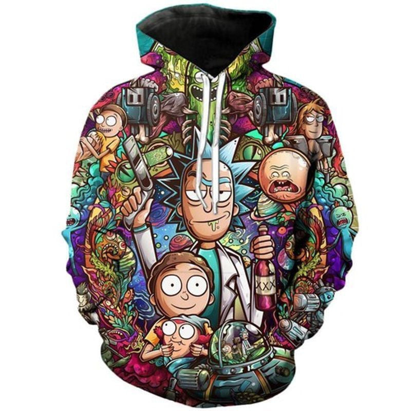 Rick And Morty Pullover 3d Hoodie 893