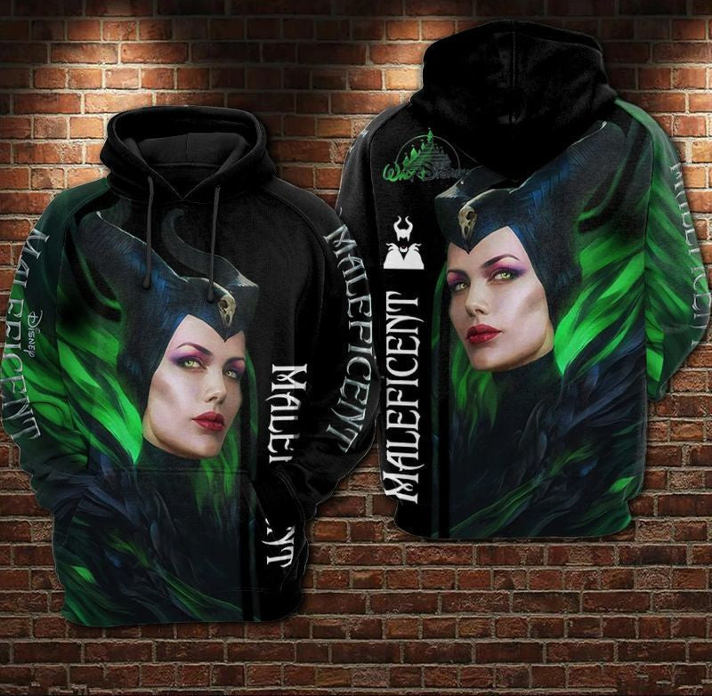 Maleficent Green 3d Hoodie