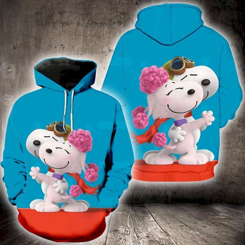 Disney Snoopy Cute Lover 3d Hoodie Zip Hoodie 1037