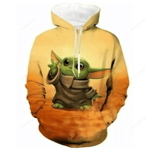 Baby Yoda 3d All Over Print Hoodie 3d