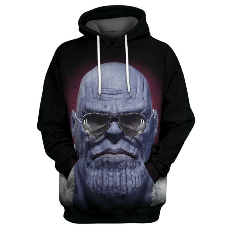 Marvel Thanos 3d Hoodie Zip Hoodie