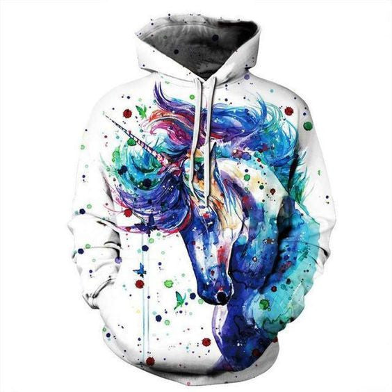 Colorfull Unicorn Unisex 3d All Over Print Hoodie