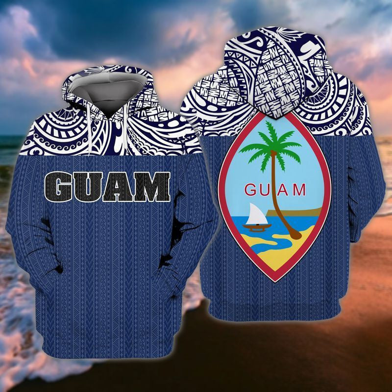 Guam For Men And Women 3d Hoodie Zip Hoodie