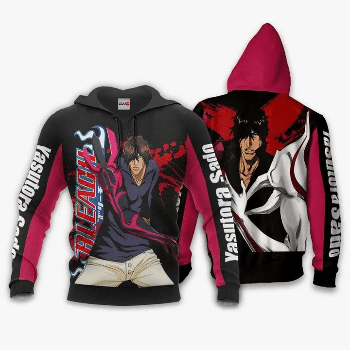 Yasutora Sado Chad Anime Manga Bleach For Men And Women 3d Hoodie Zip Hoodie