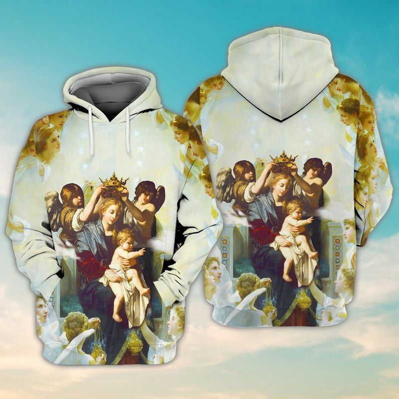 Maria Crown For Men And Women 3d Hoodie Zip Hoodie