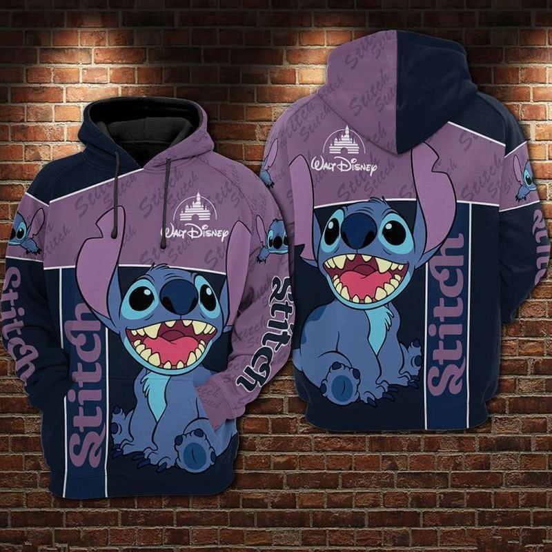 For Stitch Lovers Disney 3d Hoodie