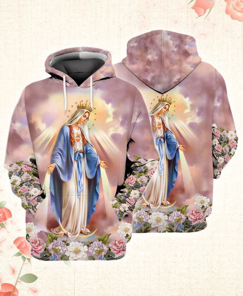Mama Mary For Men And Women 3d Hoodie Zip Hoodie