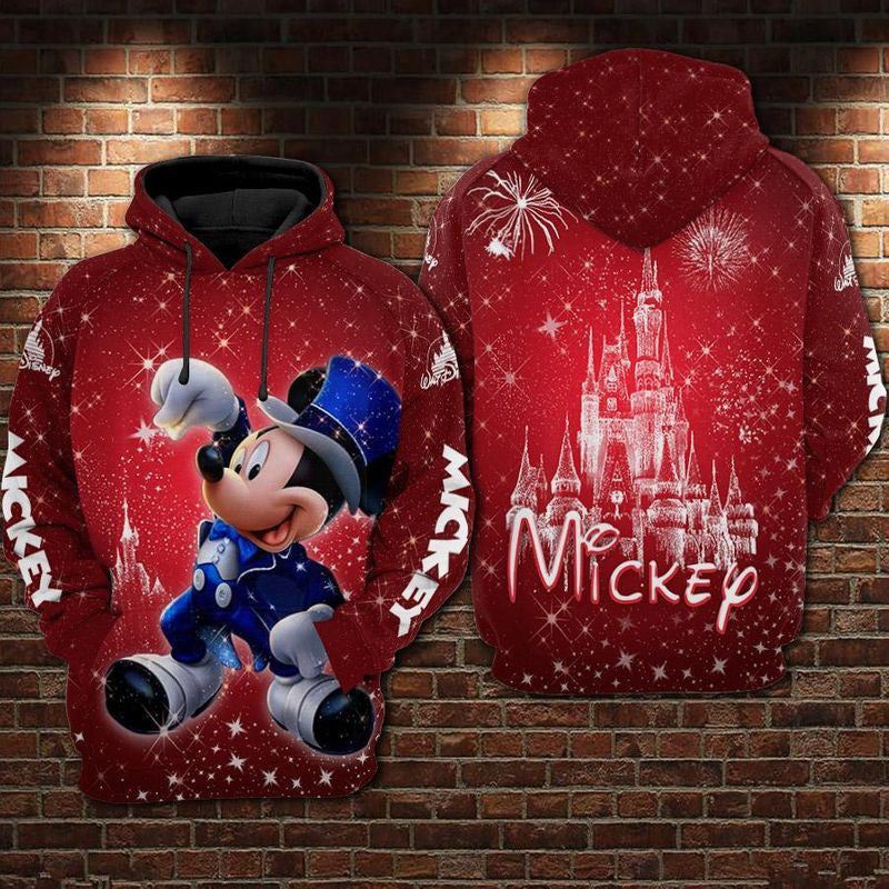 Mickey Mouse Magician 3d Hoodie