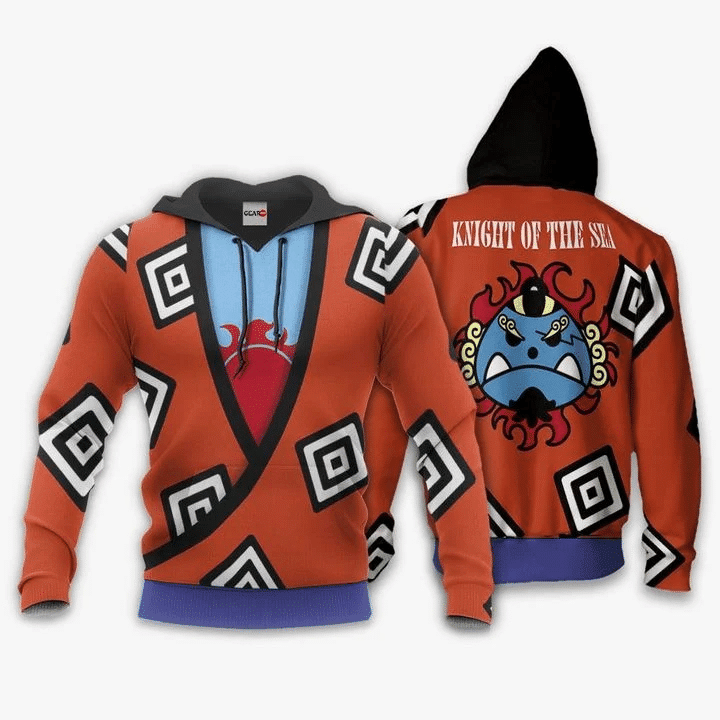 One Piece Jinbei Anime Manga For Men And Women 3d Hoodie Zip Hoodie