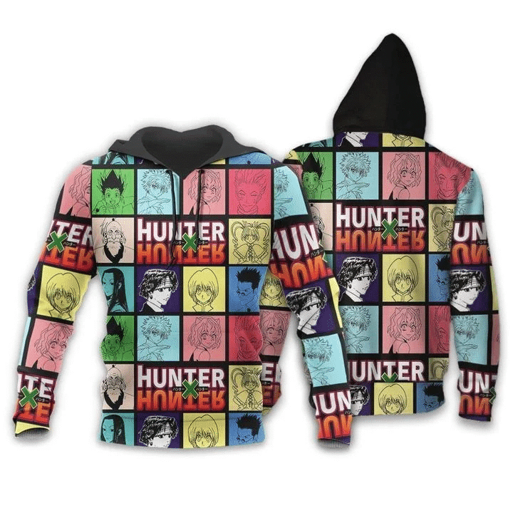 Characters Hunter X Hunter Anime Manga For Men And Women 3d Hoodie Zip Hoodie