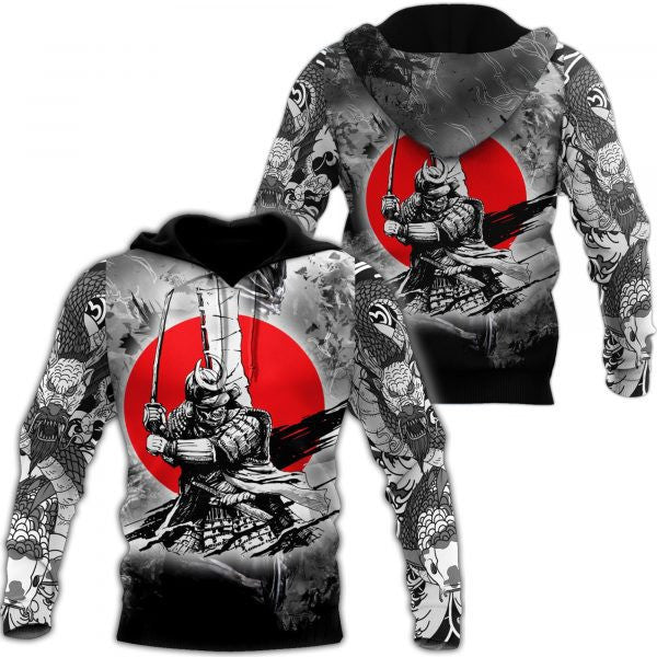 Men Samurai Tattoo 2k518 Lover Gift,men Samurai All Over Print 3d Hoodie 412