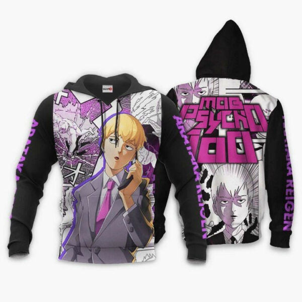 Arataka Reigen Anime Manga Mob Psycho 100 Aop Hoodie 1279