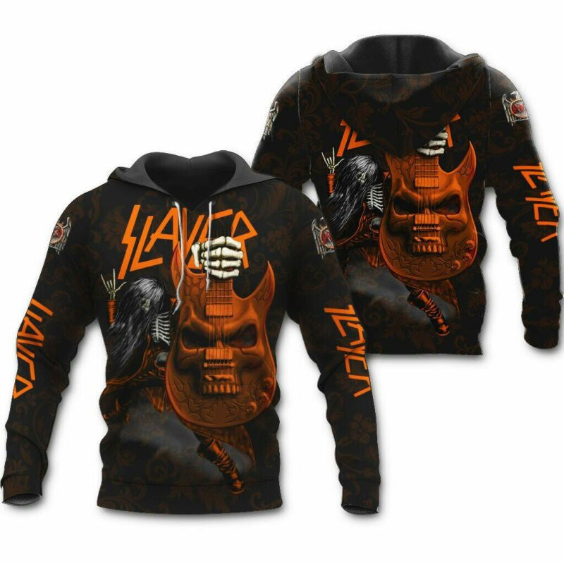 Slayer Rock Band Music 3d Hoodie Zip Hoodie