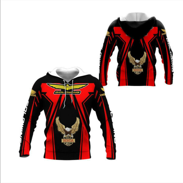 Honda Gold Wing Shirt Fan Gift 246, Stylist Unisex 3d Hoodie Zip Hoodie 1458