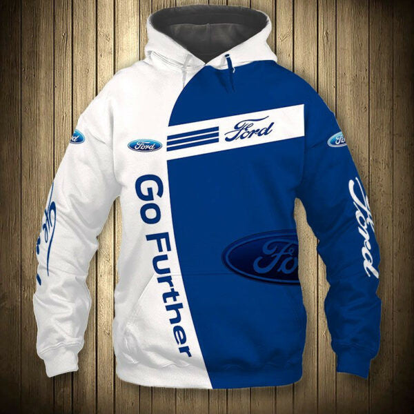Ford Go Further Sport Car 7k381 Fan Gift Stylist Unisex Cartoon 3d Hoodie Zip Hoodie 584