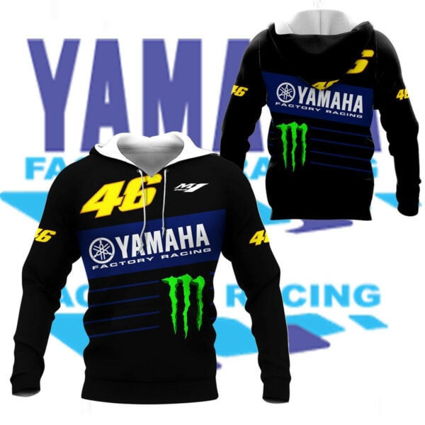 Yamaha Factory Racing Shirt Fan Gift 421, Stylist Unisex 3d Hoodie Zip Hoodie 2010