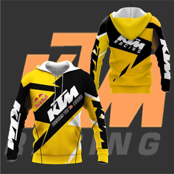 Ktm Racing Shirt Fan Gift 617, Stylist Unisex 3d Hoodie Zip Hoodie 366