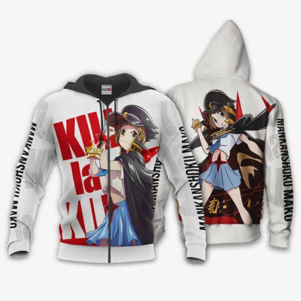 Kill La Kill Mankanshoku Mako Anime 3k84 Fan Gift Stylist Unisex Cartoon 3d Hoodie Zip Hoodie 482