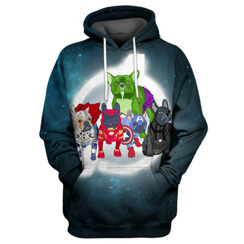 Marvel Dog 3d Hoodie Zip Hoodie