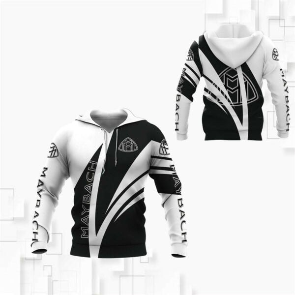 Maybach Shirt Fan Gift 1028, Stylist Unisex 3d Hoodie Zip Hoodie 2