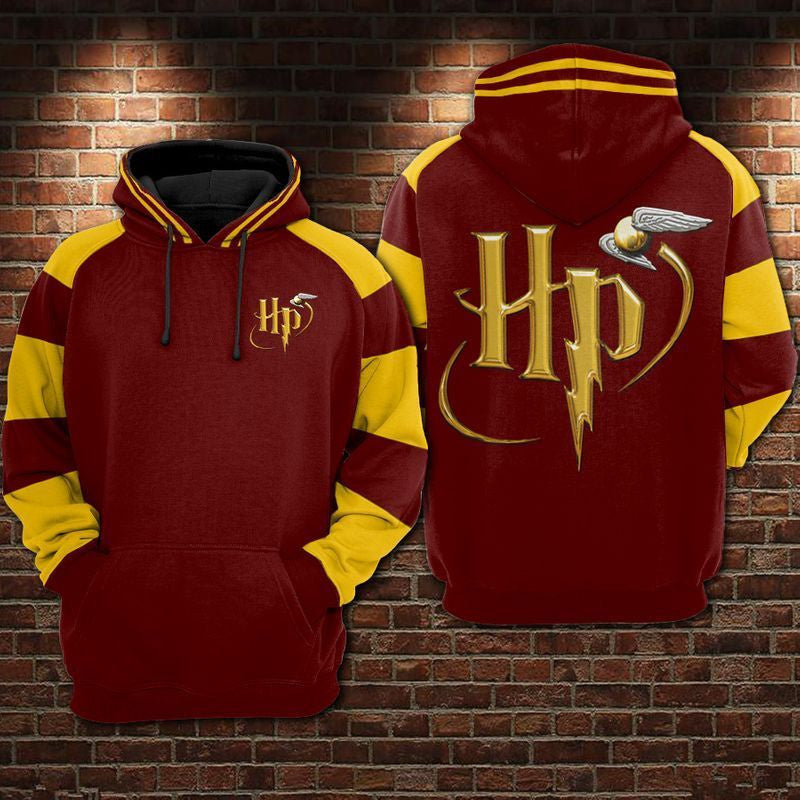 Harry Potter Over Print 3d Hoodie Zip Hoodie