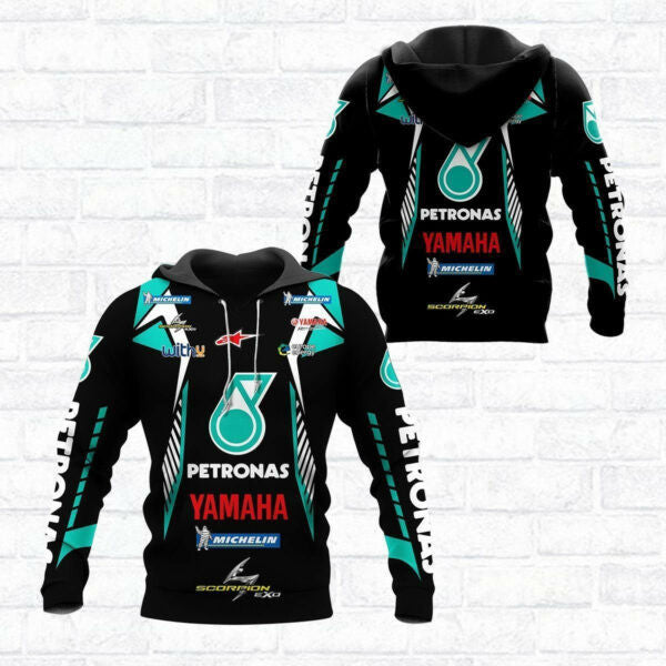 Yamaha Racing Shirt Fan Gift 572, Stylist Unisex 3d Hoodie Zip Hoodie 2430