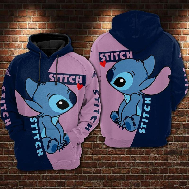 For Stitch Lovers Flirt Dissy 3d Hoodie