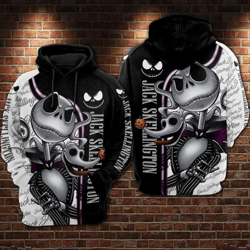 Jack Skellington The Night Before Christmas 3d Hoodie