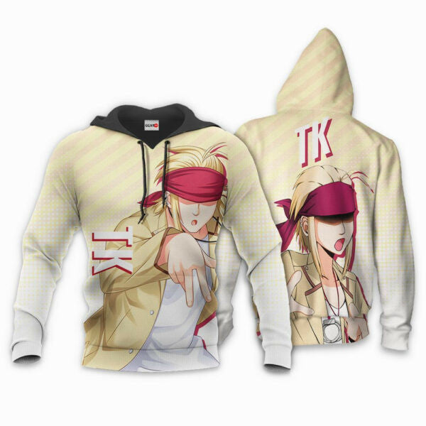 Angel Beats Tk Anime 3k331 Fan Gift Stylist Unisex Cartoon 3d Hoodie Zip Hoodie 733