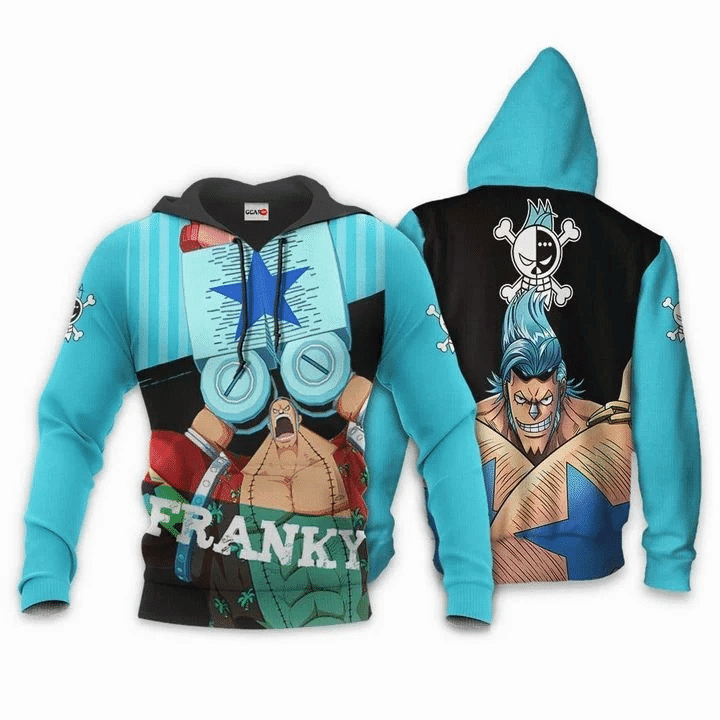 One Piece Franky One Piece Anime Manga For Men And Women 3d Hoodie Zip Hoodie