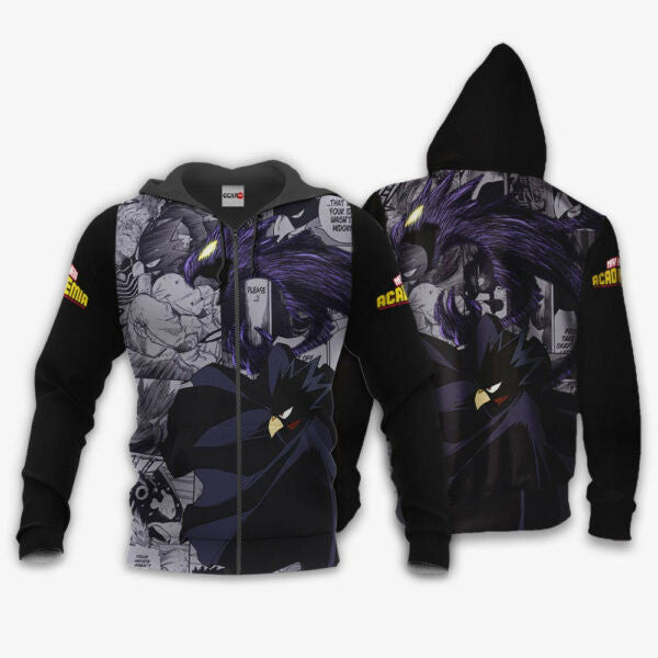 Fumikage Tokoyami Anime My Hero Academia Manga 1k973 Fan Gift Stylist Unisex Cartoon Graphic Outfits Aop 3d Hoodie Zip Hoodie 199