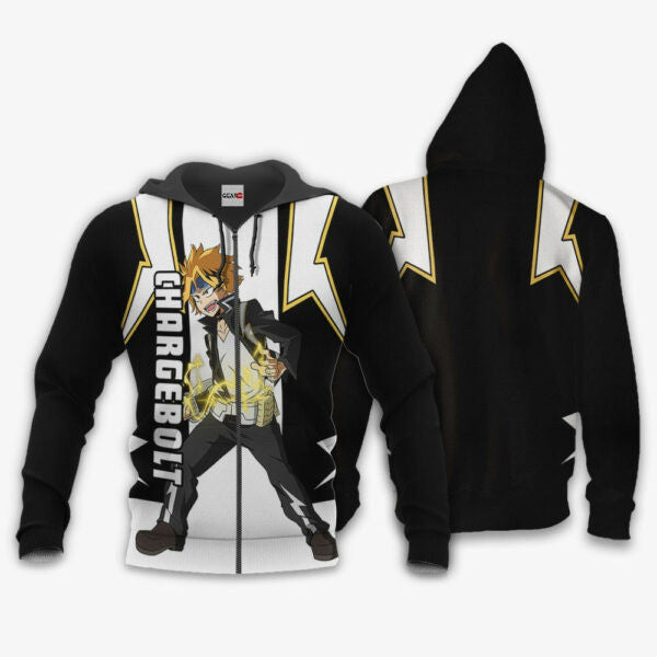 Denki Kaminari Anime My Hero Academia Manga 2k13 Fan Gift Stylist Unisex Cartoon Graphic Outfits Aop 3d Hoodie Zip Hoodie 1300
