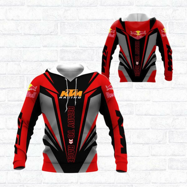 Ktm Racing Team Shirt Fan Gift 604, Stylist Unisex 3d Hoodie Zip Hoodie 1221