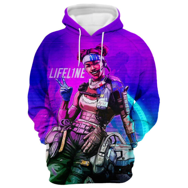 Lifeline Apex Legends 3d Hoodie Zip Hoodie