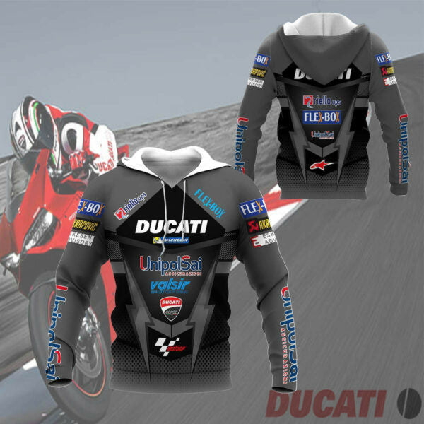 Ducati Racing Shirt Fan Gift 635, Stylist Unisex 3d Hoodie Zip Hoodie 1552