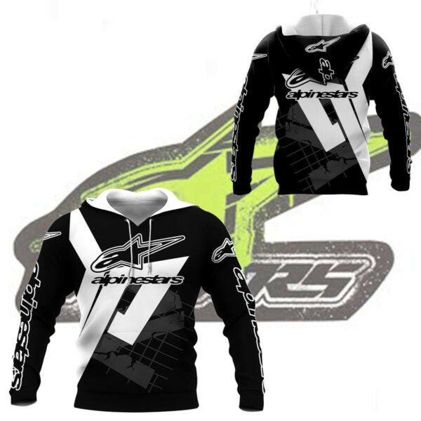Alpinestars Shirt Fan Gift 196, Stylist Unisex 3d Hoodie Zip Hoodie 1625