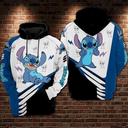 Lilo And Stitch Cute Lover 3d Hoodie Zip Hoodie 1202