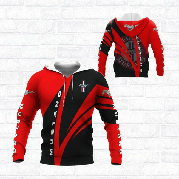 Ford Mustang Shirt Fan Gift 935, Stylist Unisex 3d Hoodie Zip Hoodie 1018