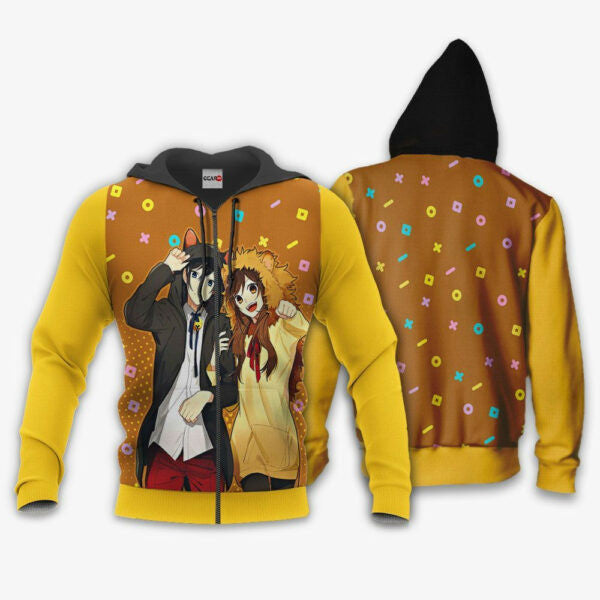 Horimiya Miyamura And Hori Valentine Anime 3k468 Fan Gift Stylist Unisex Cartoon 3d Hoodie Zip Hoodie 17