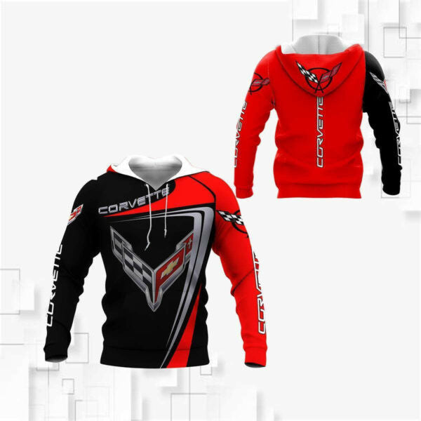 Chevrolet Corvette Shirt Fan Gift 773, Stylist Unisex 3d Hoodie Zip Hoodie 1562