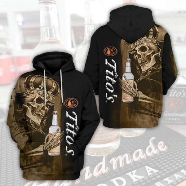 Tito's Vodka Skull King Trending Hoodie 554 2470