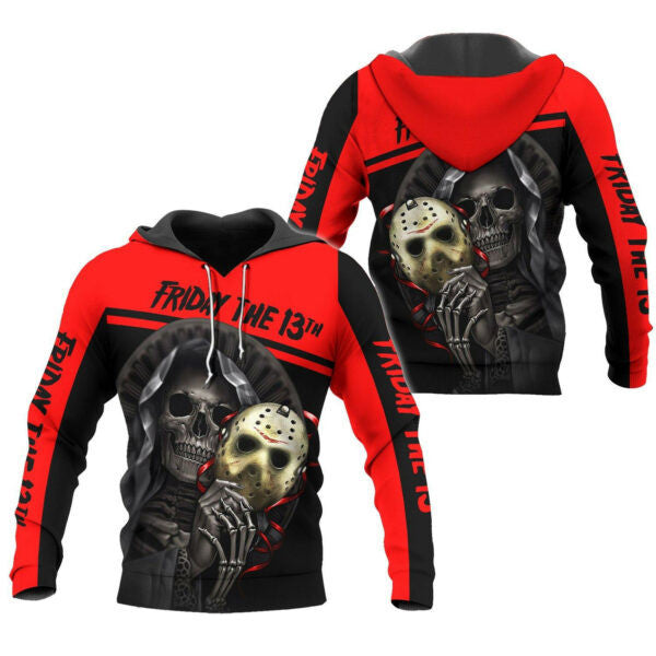 Friday The 13th Aop Hoodie And Zip Hoodie 2, Gift For Fan 3d All Over Print Shirt Hoodie 209