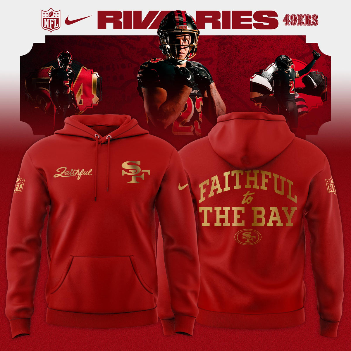 San Francisco 49ers Rivalries Collection Limited Editions Hoodie