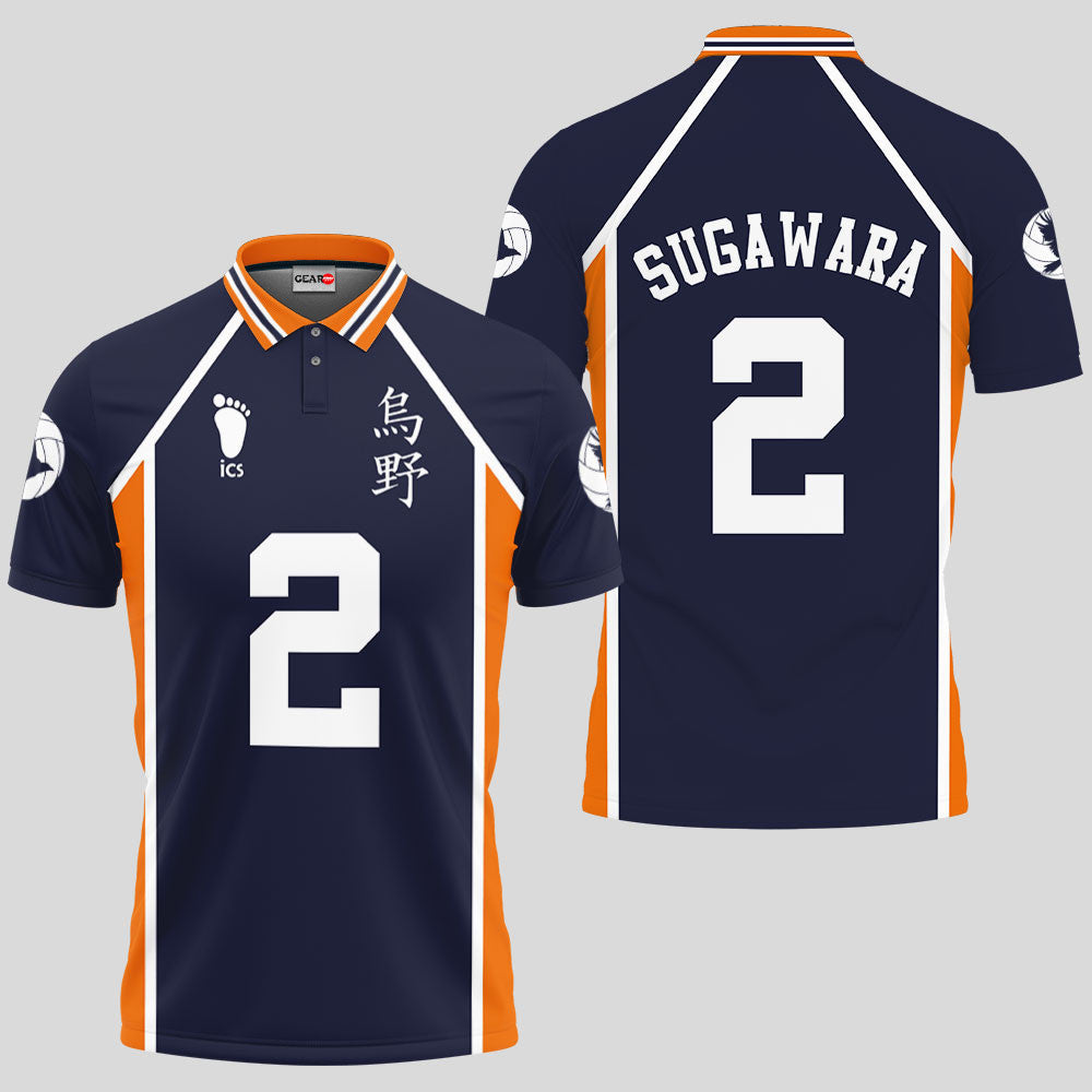 Koushi Sugawara Polo Shirt For Fans