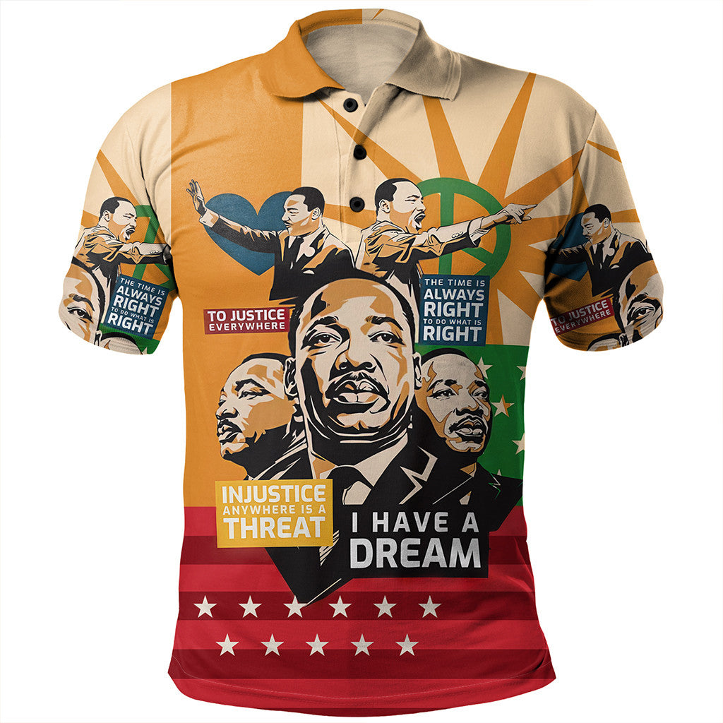 Martin Luther King History Polo Shirt