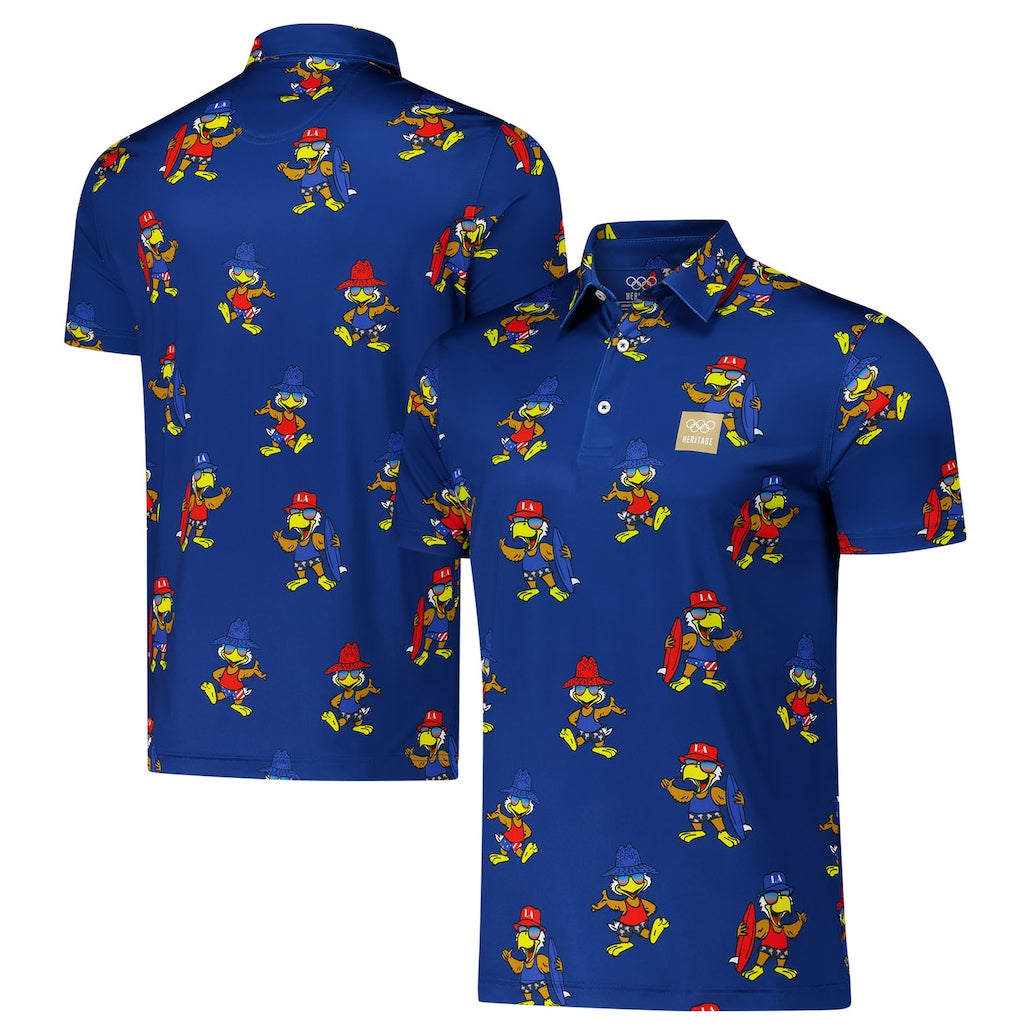 Navy The Heritage Collection Los Angeles 1984 Olympic Games The Eagle Has Landed Polo Shirt