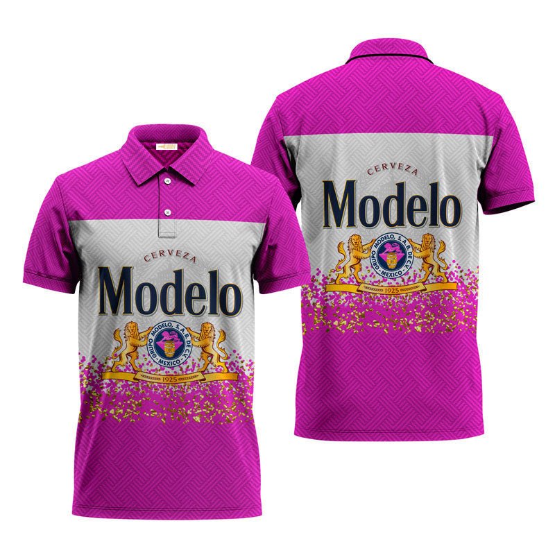 Colorful Modelo Series Violet Polo Shirt