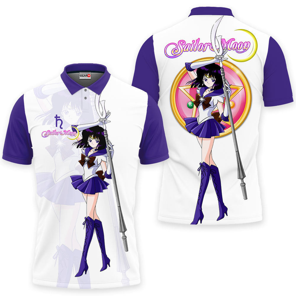 Sailor Saturn Polo Shirt - Fan Drop