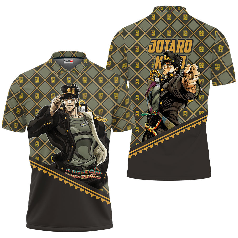 Jotaro Kujo Polo Shirt JJBA Anime